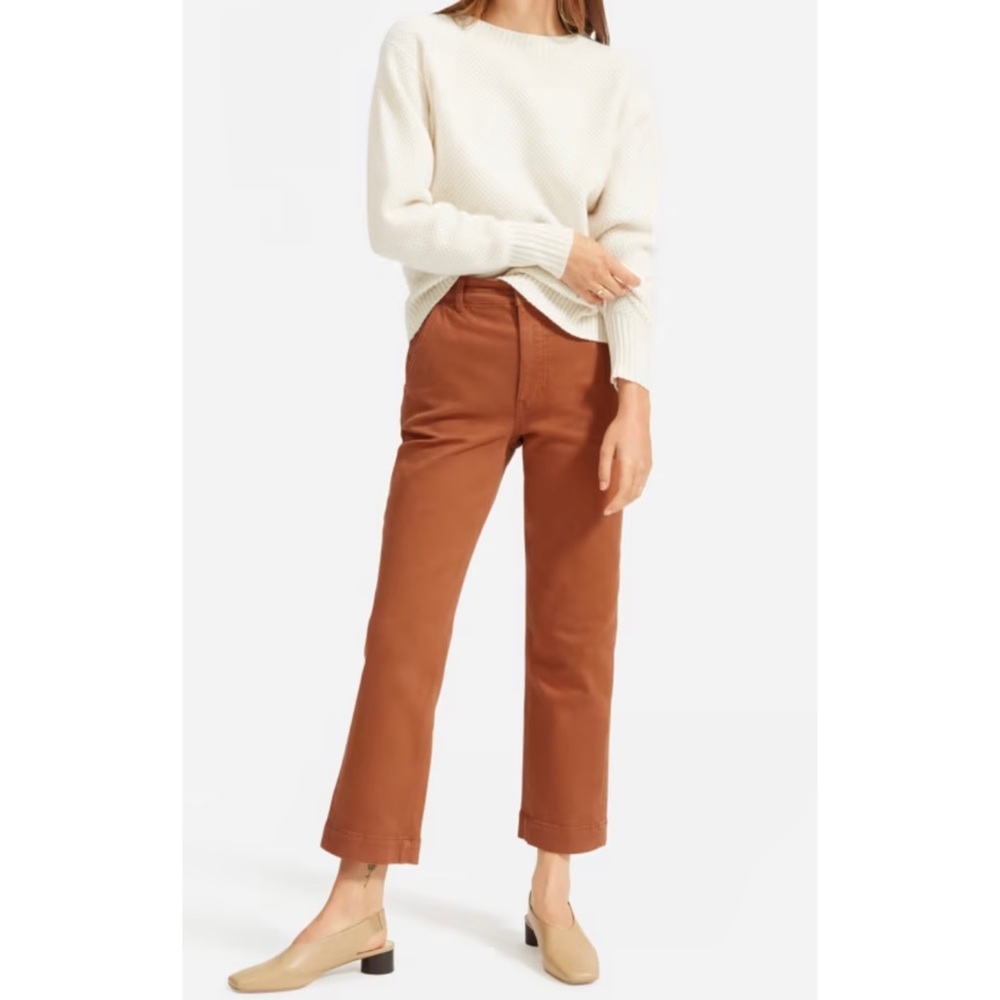 COPY - EVERLANE The Straight Leg Crop Pant